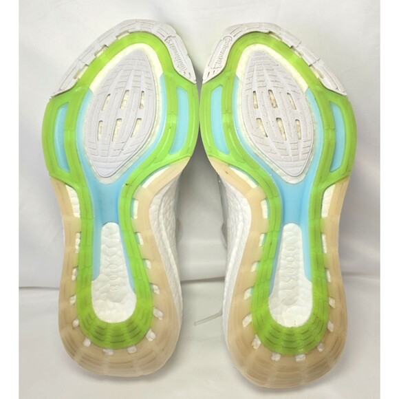 Adidas UltraBoost 22 GX5913 – White Bliss / Solar Green – US Men’s Size 9 - Picture 14 of 14